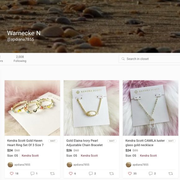 KENDRA SCOTT Elisa Necklace & Elle Earrings PSA! - Picture 7 of 16